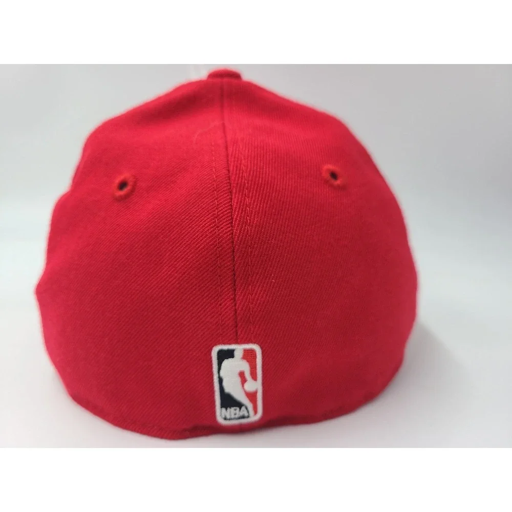 Houston Rockets‎ Adidas Fitted 7 Hat Cap Wool Men Women NBA Basketball Red White